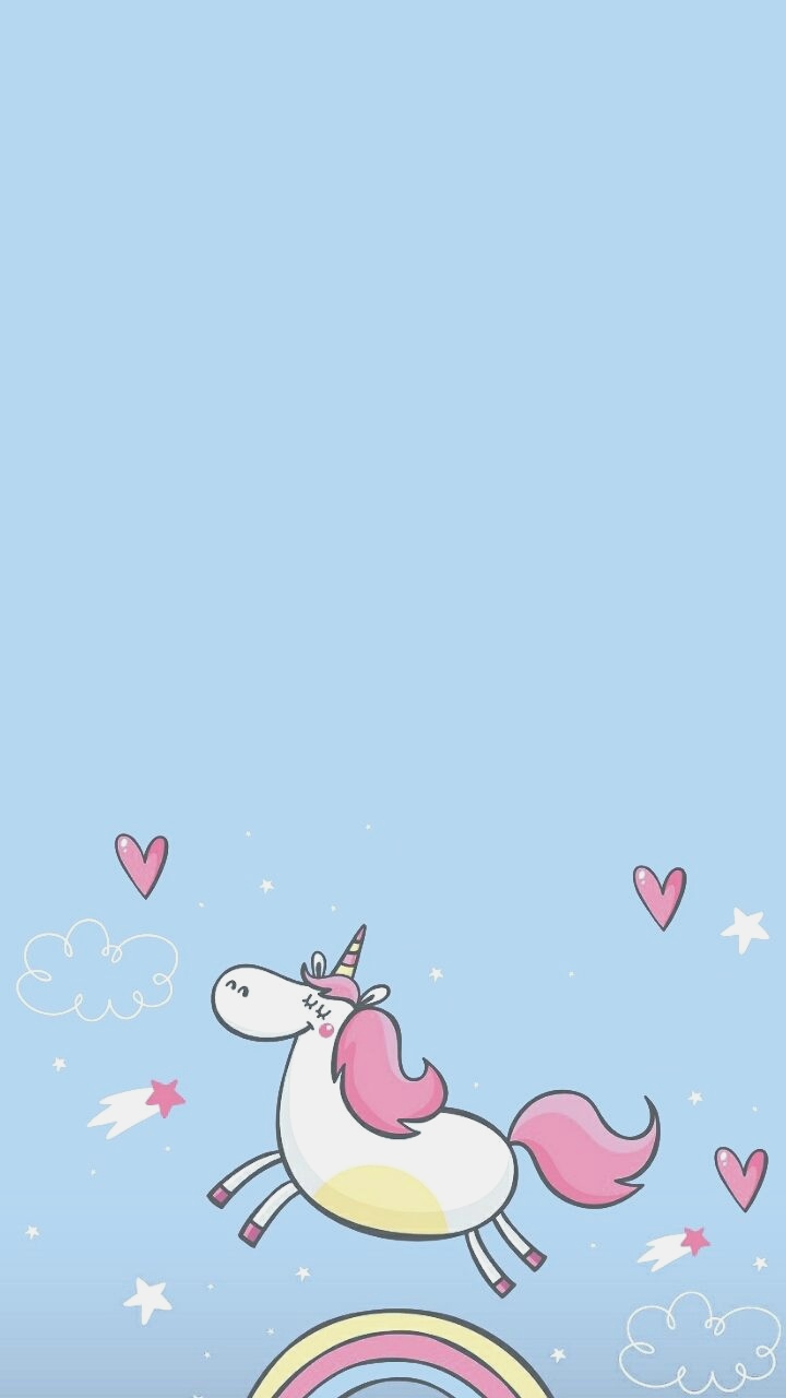 Unicorn Wallpaper - Cartoon , HD Wallpaper & Backgrounds
