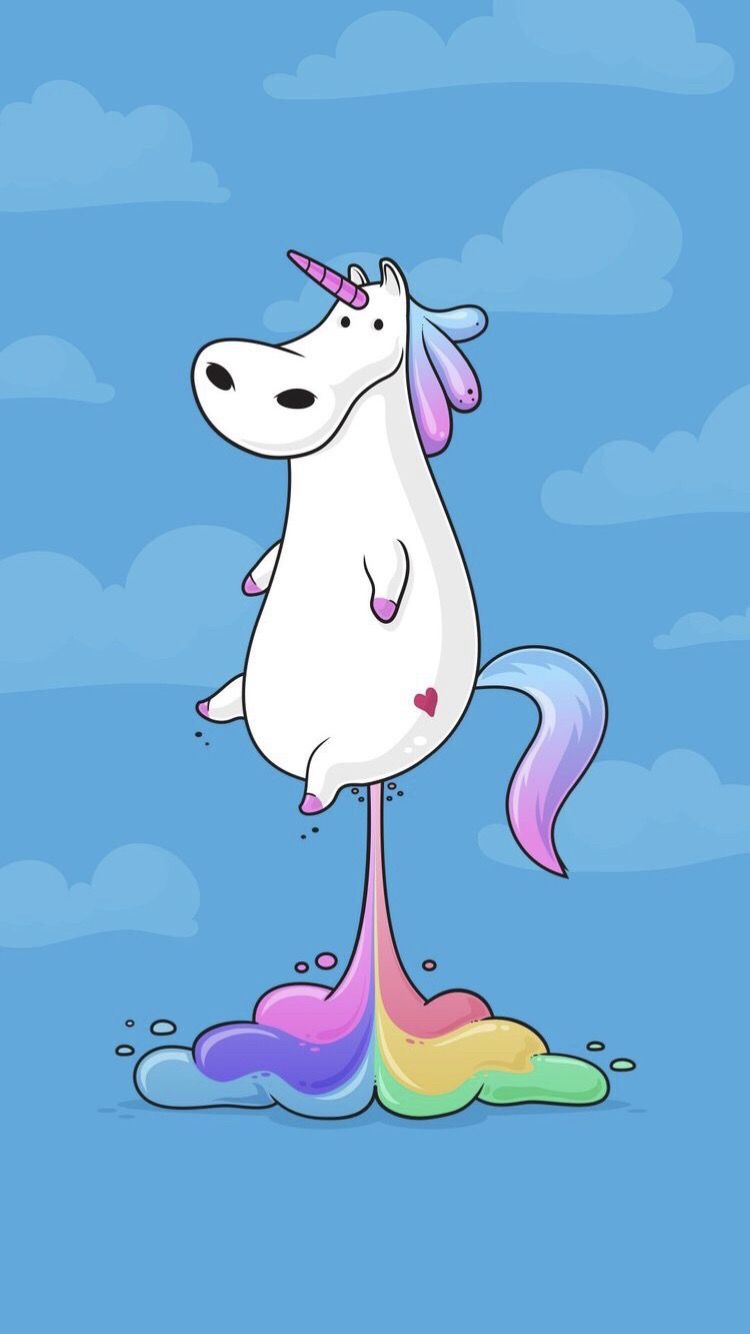 Wallpaper S, Wallpaper Backgrounds, Unicorn Farts, - Unicorn Farting Rainbow , HD Wallpaper & Backgrounds