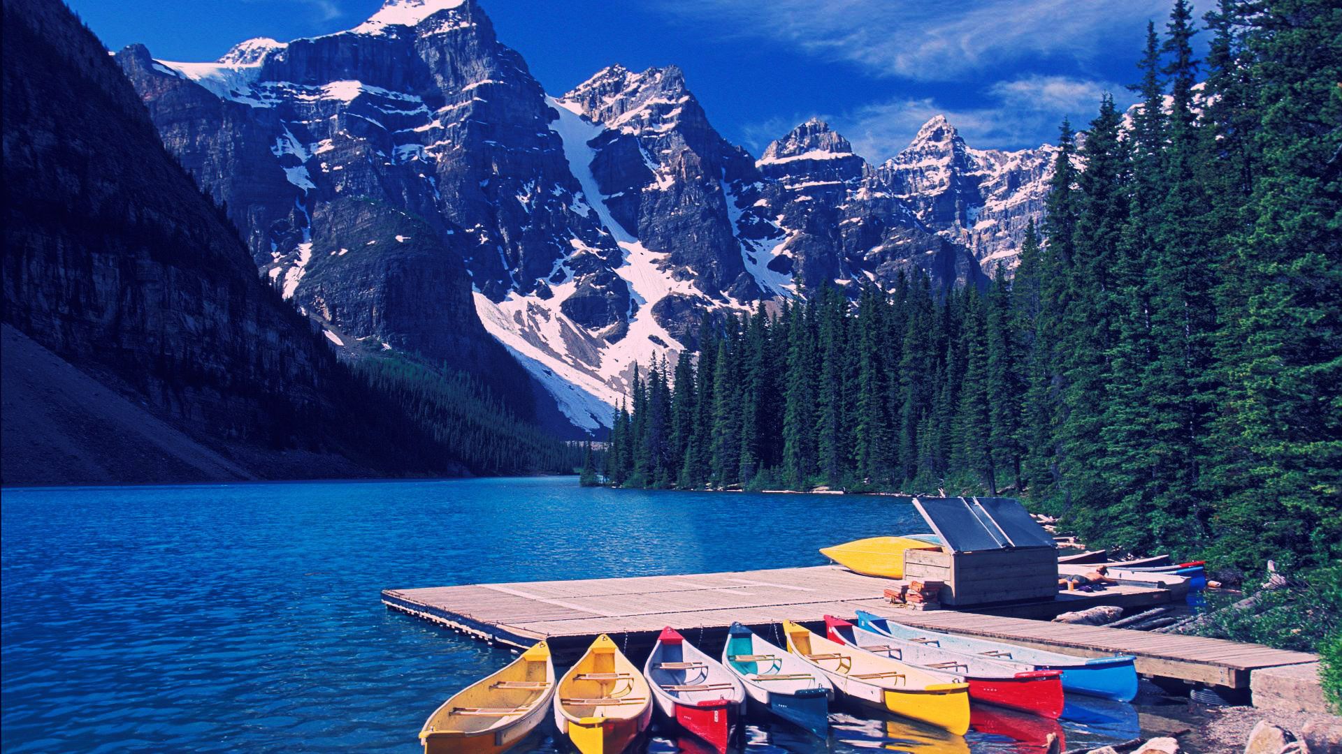 Hd Wallpapers Travel Group - Moraine Lake , HD Wallpaper & Backgrounds