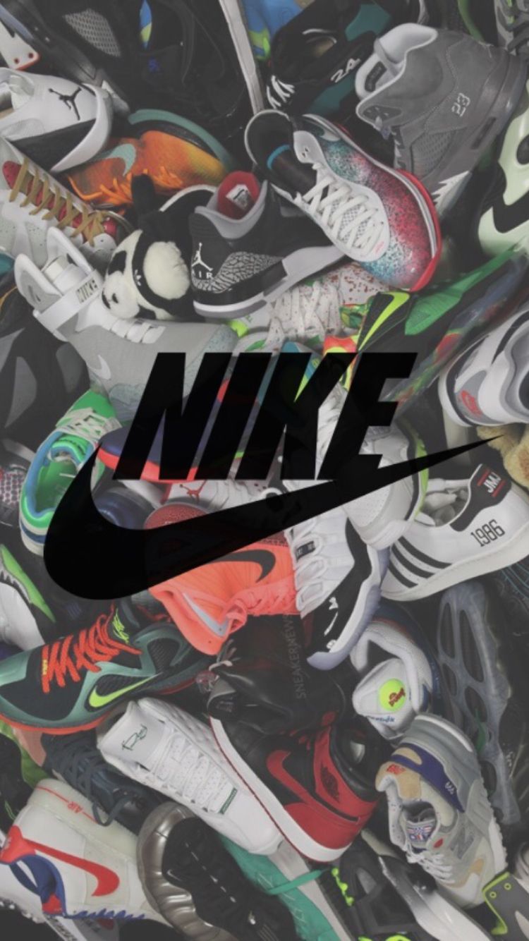 #nike #sneakers #wallpaper - Sneakers Wallpaper Hd Iphone , HD Wallpaper & Backgrounds