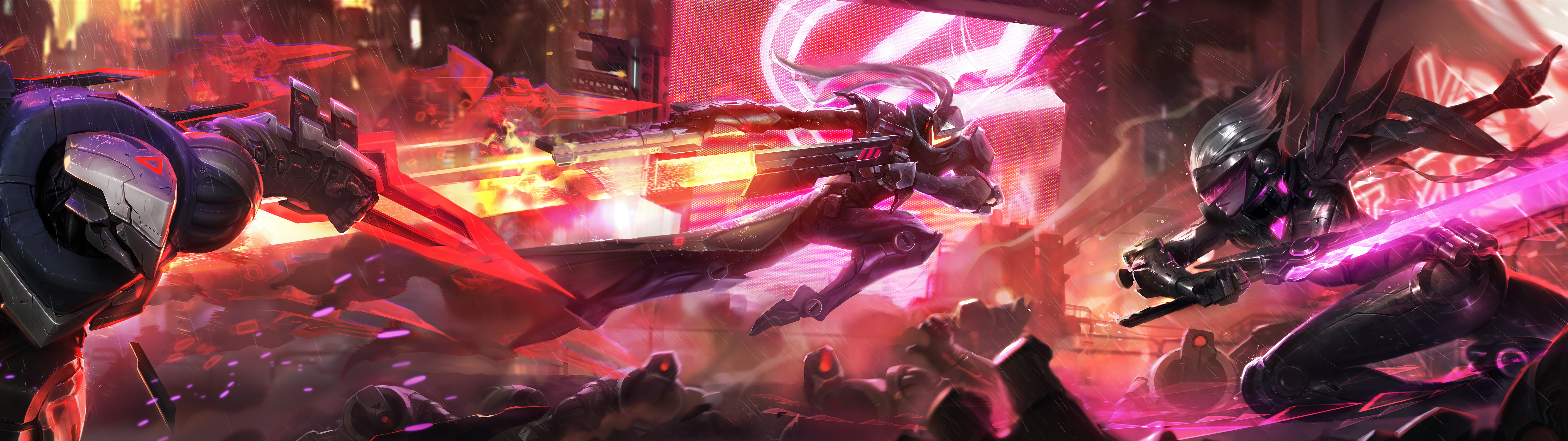 Project Zed, Lucian & Fiora Hd Wallpaper Background - League Of Legends , HD Wallpaper & Backgrounds