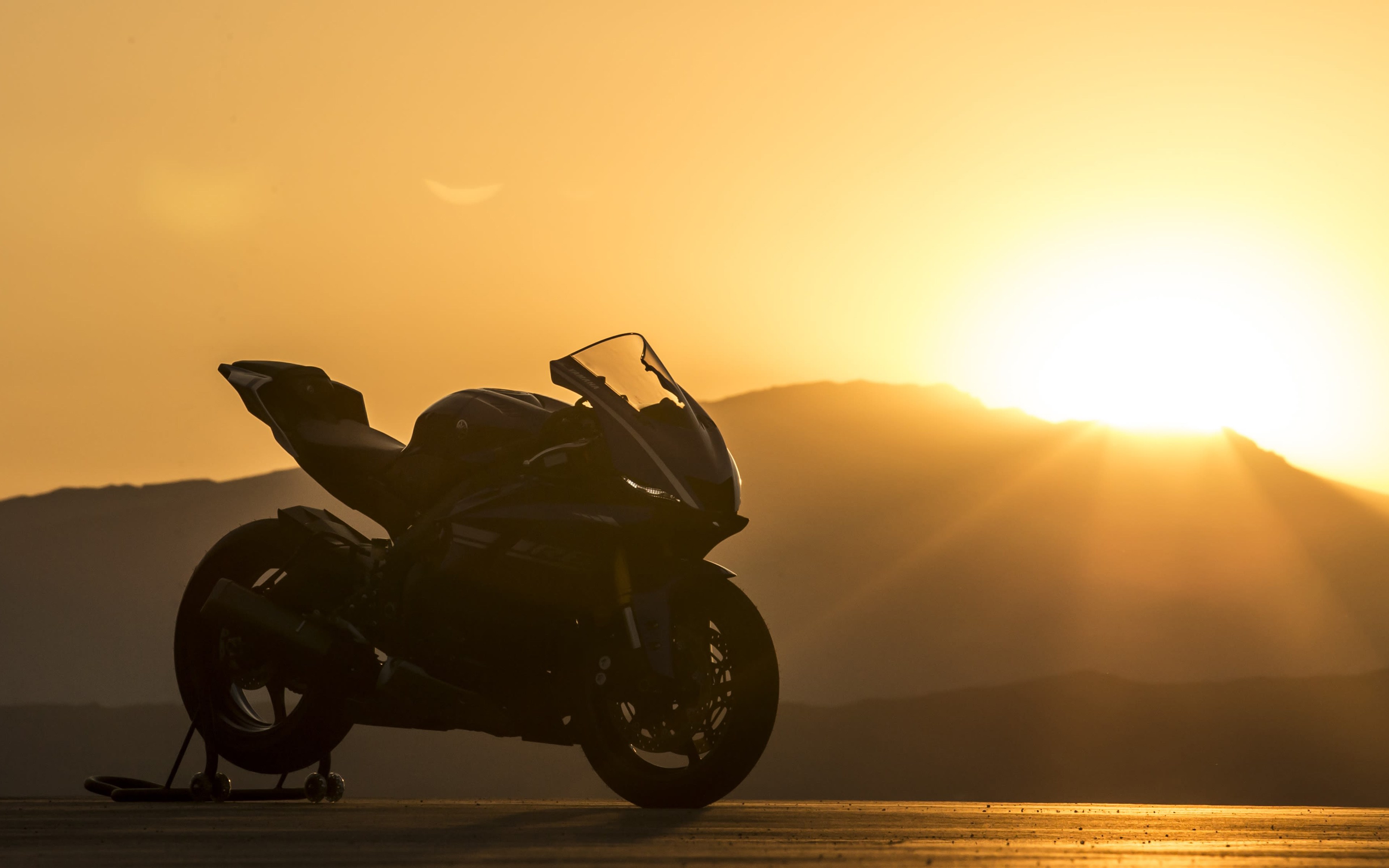 Download Wallpapers Yamaha Yzf R6 4k Sunset 2018 Bikes - Yamaha Yzf R6 2018 , HD Wallpaper & Backgrounds
