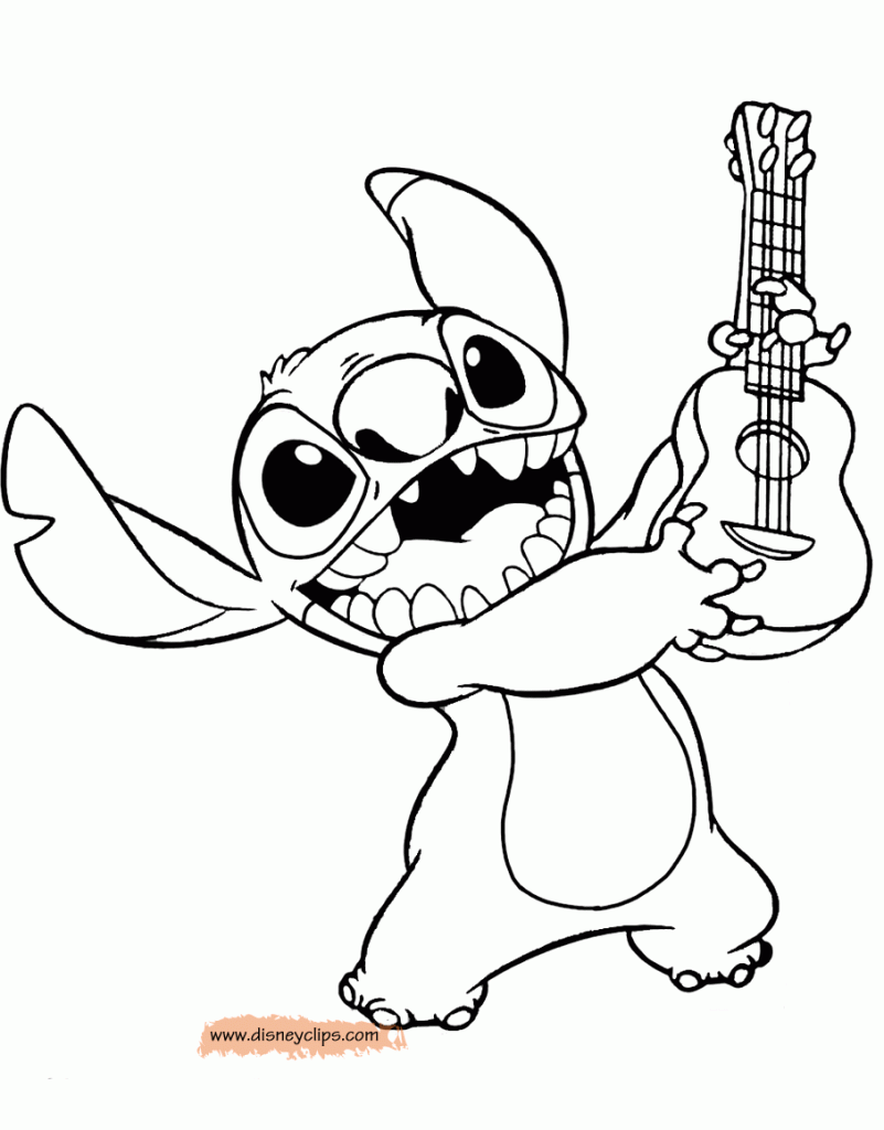 Coloring Pages Pin By Drew Balls Barker On Pinterest - Cute Easy Drawings Of Lilo And Stitch , HD Wallpaper & Backgrounds