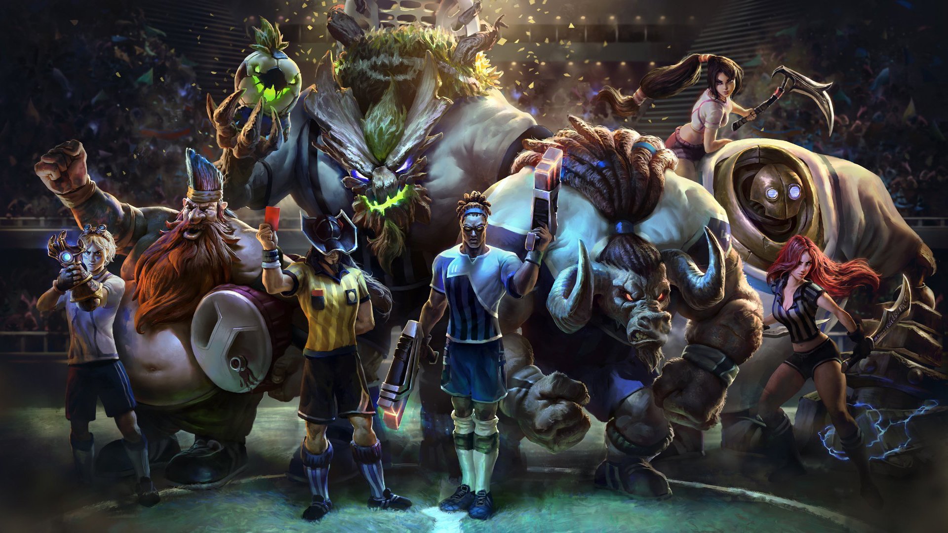 Hd Wallpaper - League Of Legends All Skins , HD Wallpaper & Backgrounds