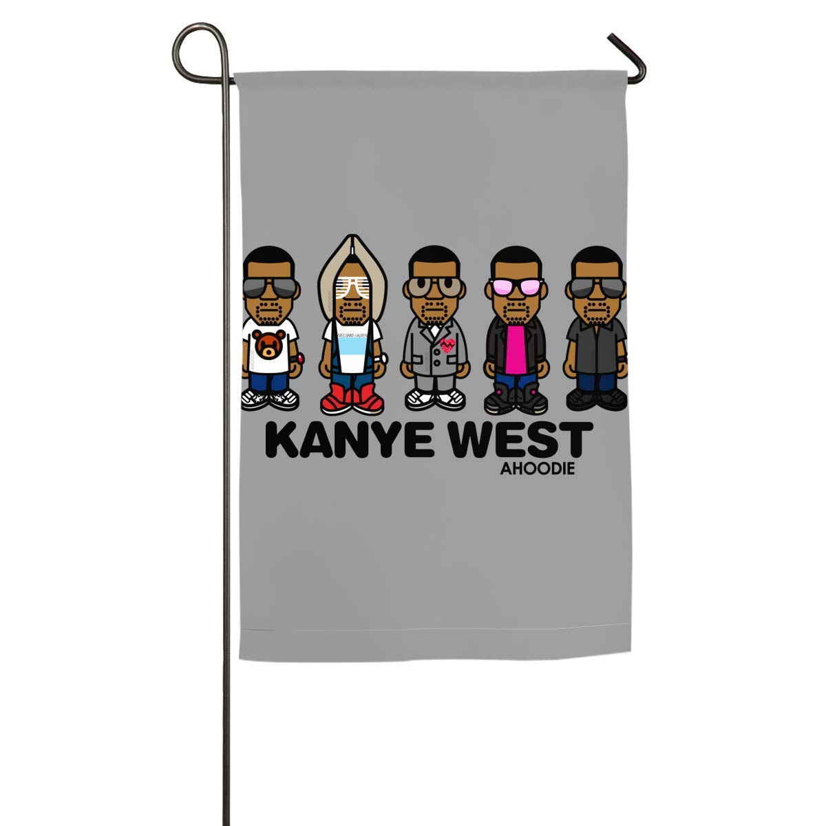 Spanwell Kanye West Wallpaper Home Flag Garden Flag - Cartoon , HD Wallpaper & Backgrounds