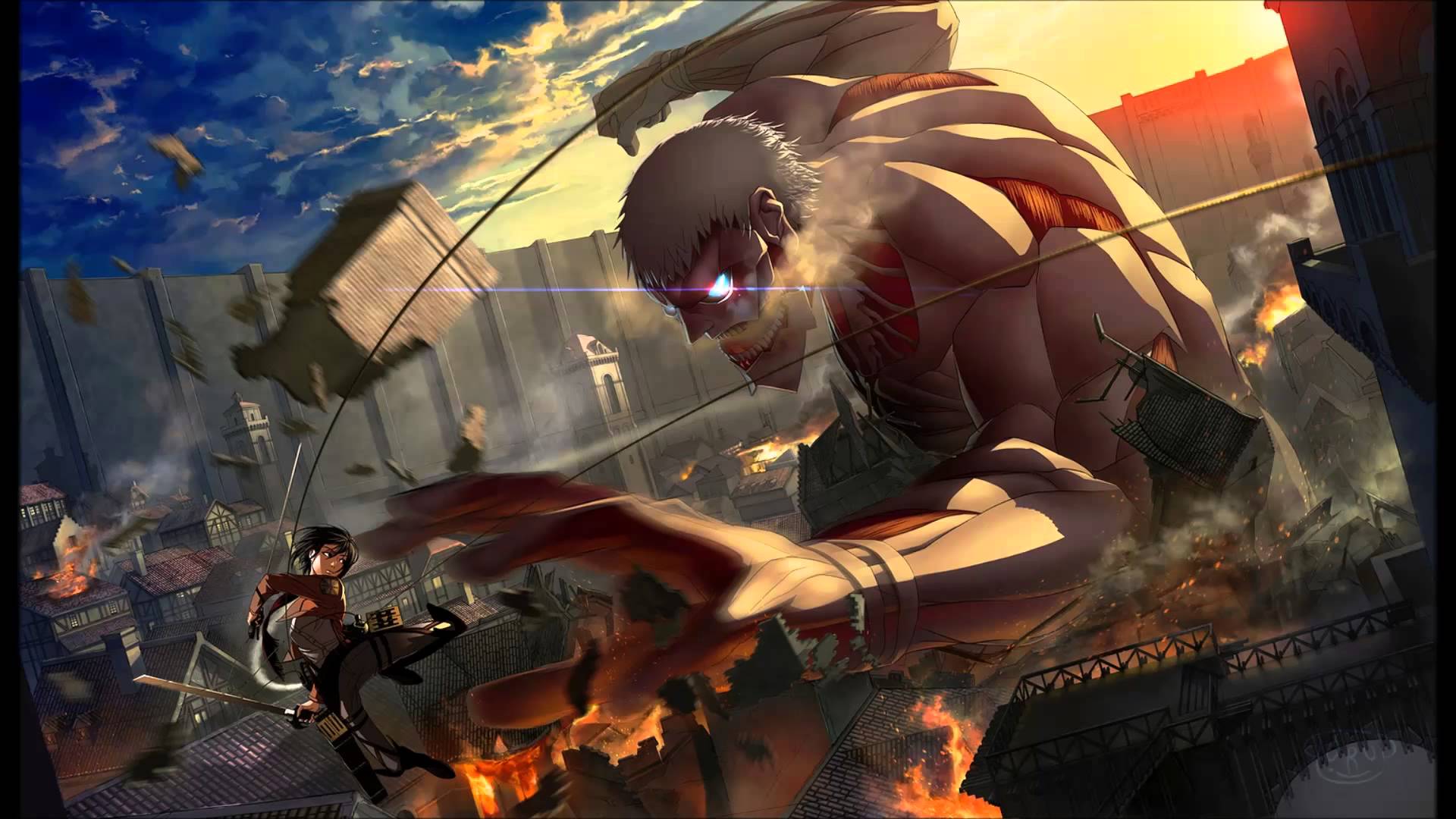 Attack On Titan Wallpaper - Shingeki No Kyojin , HD Wallpaper & Backgrounds