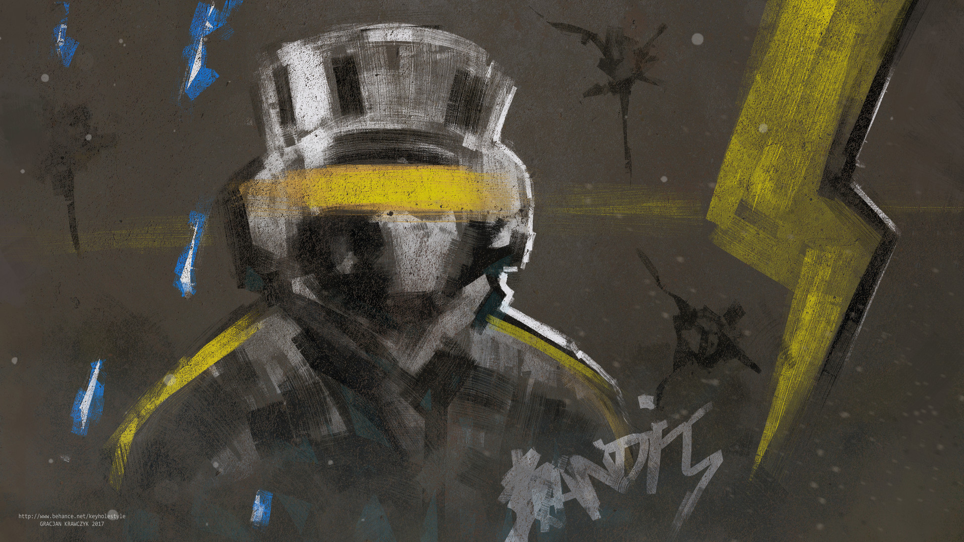 Scroll To See More - Bandit R6 Fan Art , HD Wallpaper & Backgrounds