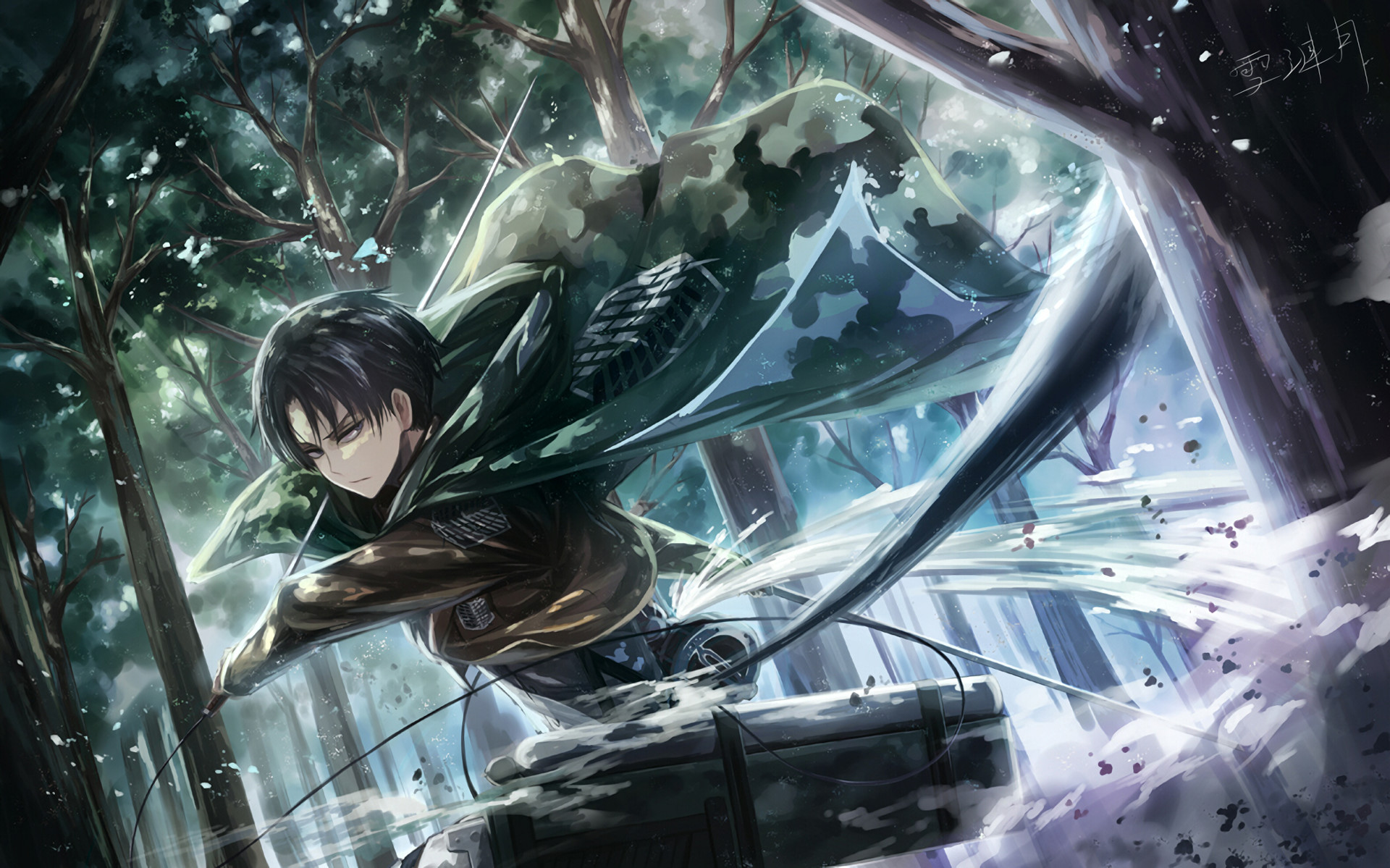 Levi Ackerman Wallpaper Hd , HD Wallpaper & Backgrounds