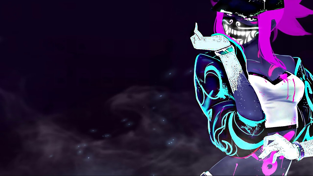 Wallpaper Engine Akali In Kda Skin Simple Effects League - Akali Wallpaper Lol Kda Hd , HD Wallpaper & Backgrounds