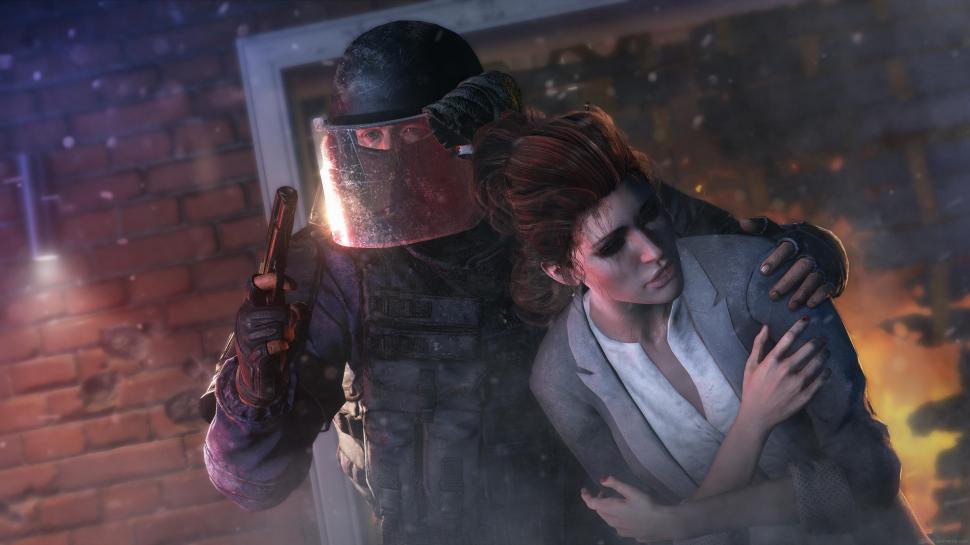 Amazing Tom Clancys Rainbow Six Siege Wallpaper - Tom Clancy's Rainbow Six Siege Female , HD Wallpaper & Backgrounds