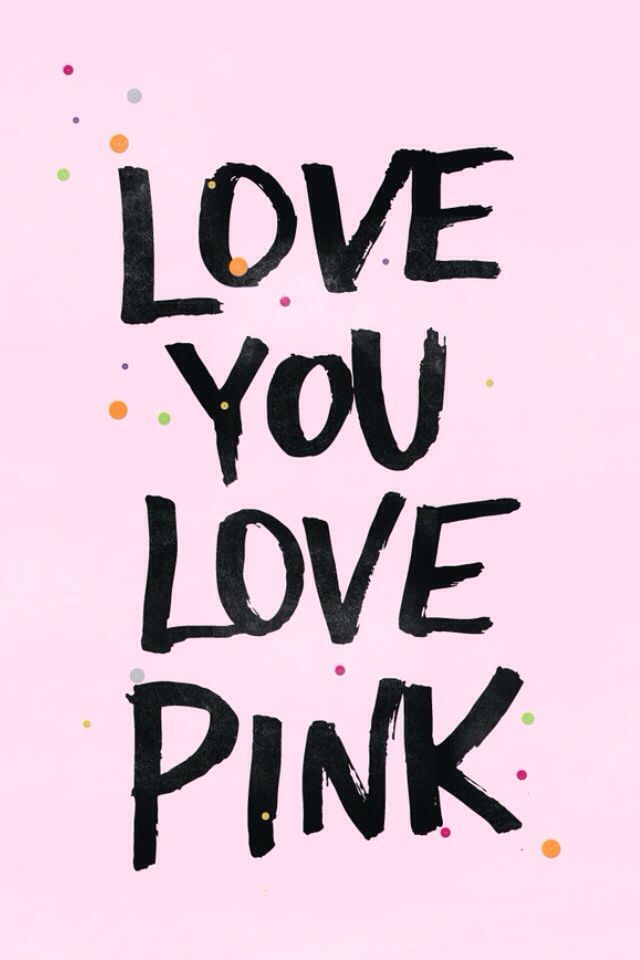 Love You Love Pink Wallpaper , HD Wallpaper & Backgrounds