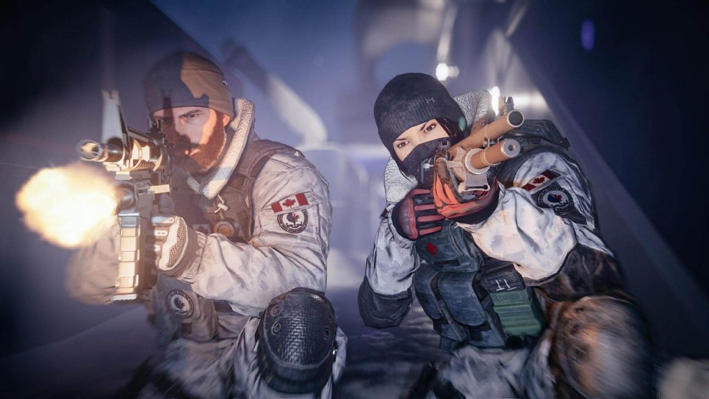 Rainbow Six Siege Black Ice Firing Pic Hwb214538 - Rainbow Six Siege Anime , HD Wallpaper & Backgrounds