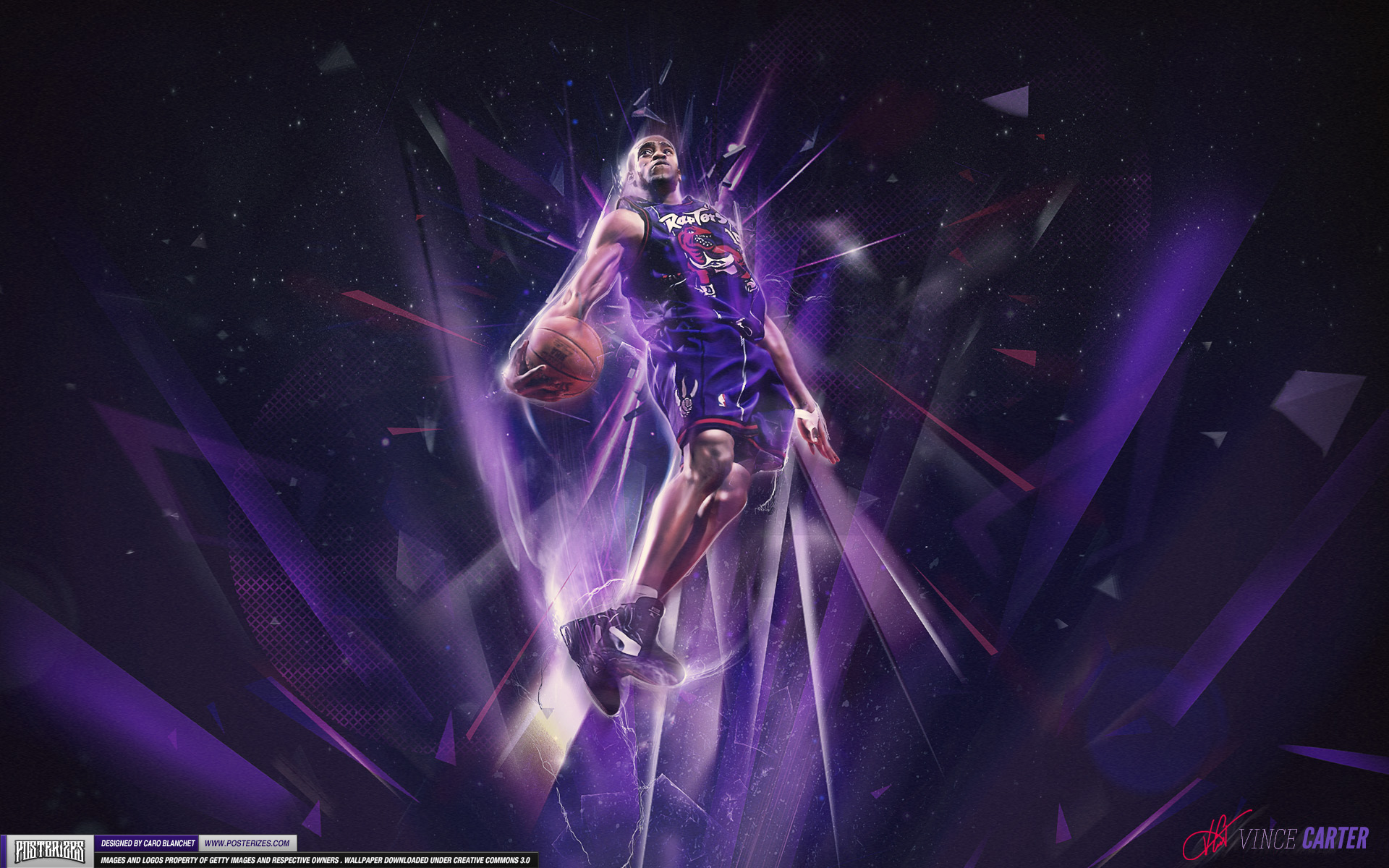 Vince Carter 'dunk Contest' - Basketball Manipulation Photoshop , HD Wallpaper & Backgrounds