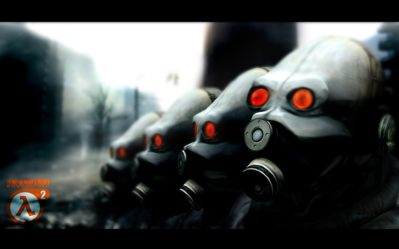 Half Life Zombie Video Game Wallpaper - Half Life 2 Fan Art Combine , HD Wallpaper & Backgrounds