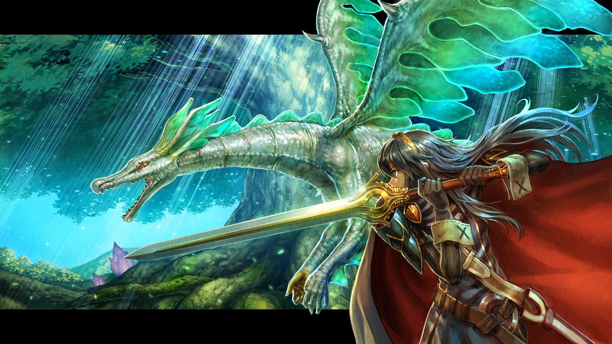Fire Emblem - Naga Dragon Fire Emblem , HD Wallpaper & Backgrounds