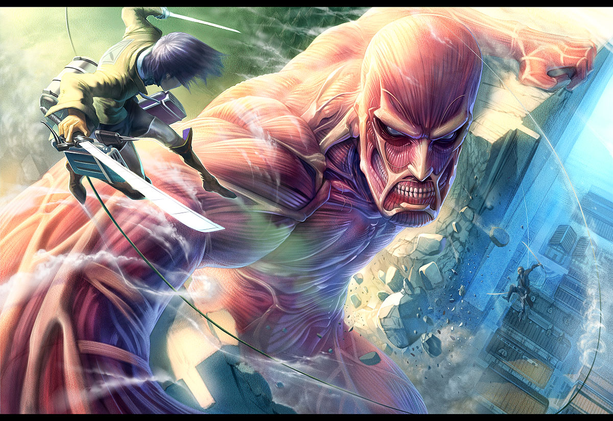 Shingeki No Kyojin Manga 36 Desktop Wallpaper - Attack Of Titans , HD Wallpaper & Backgrounds