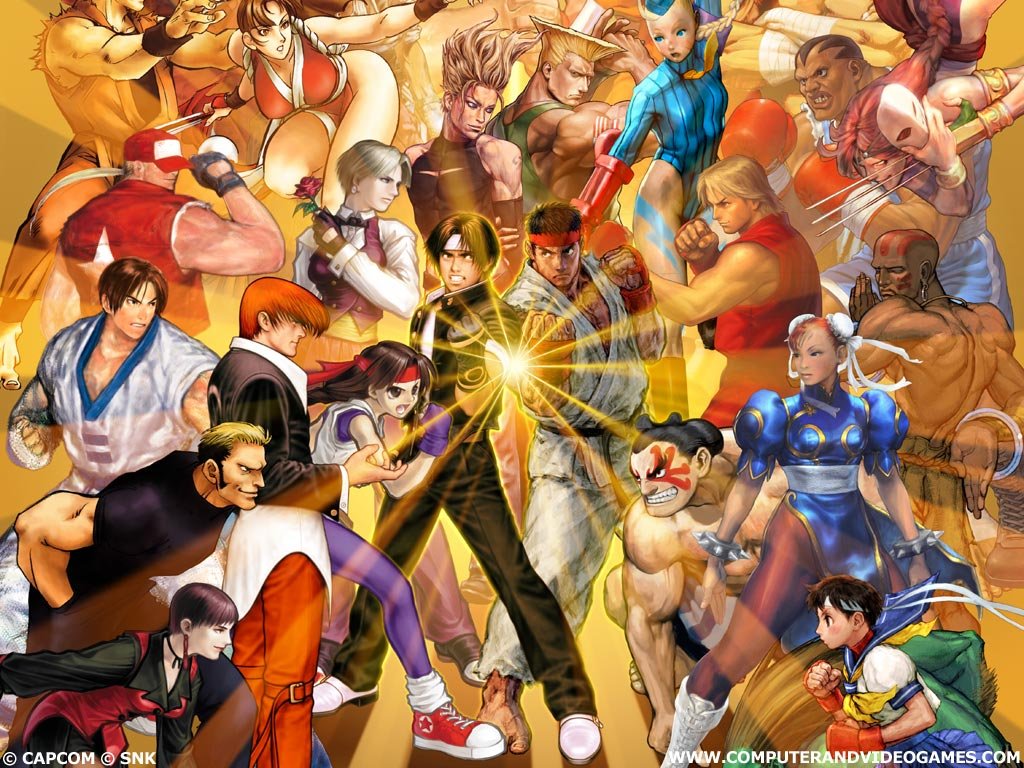 Capcom Vs Snk Wallpaper - Capcom Snk , HD Wallpaper & Backgrounds