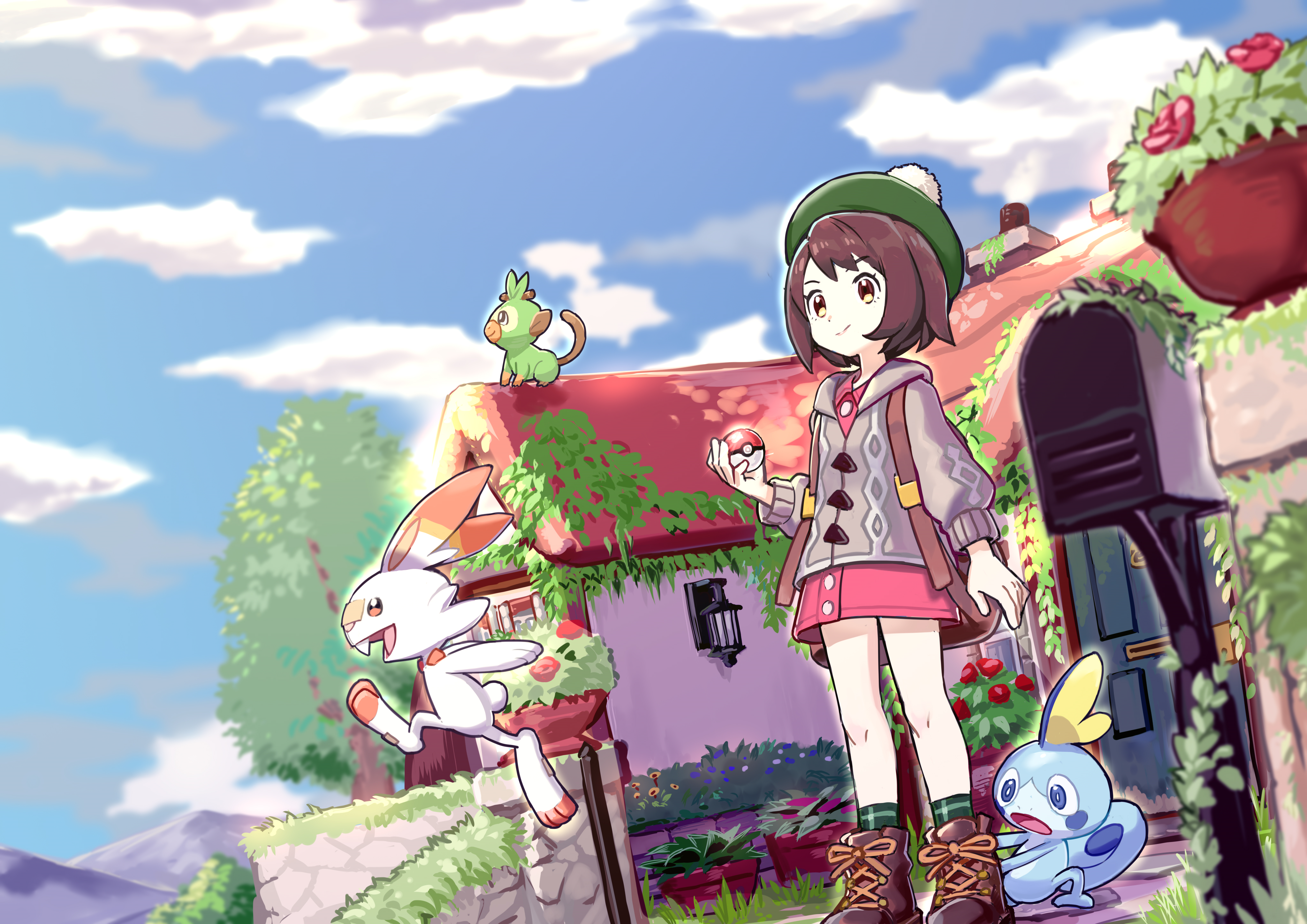 Sword And Shield 4k Ultra Hd Wallpaper - Pokemon Sword And Shield Characters , HD Wallpaper & Backgrounds