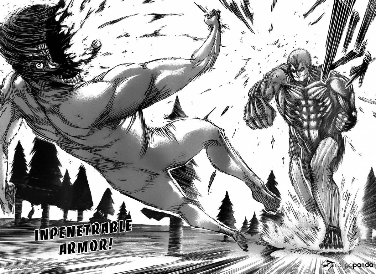 Shingeki No Kyojin Manga 3 Hd Wallpaper - Manga Eren Vs Reiner , HD Wallpaper & Backgrounds