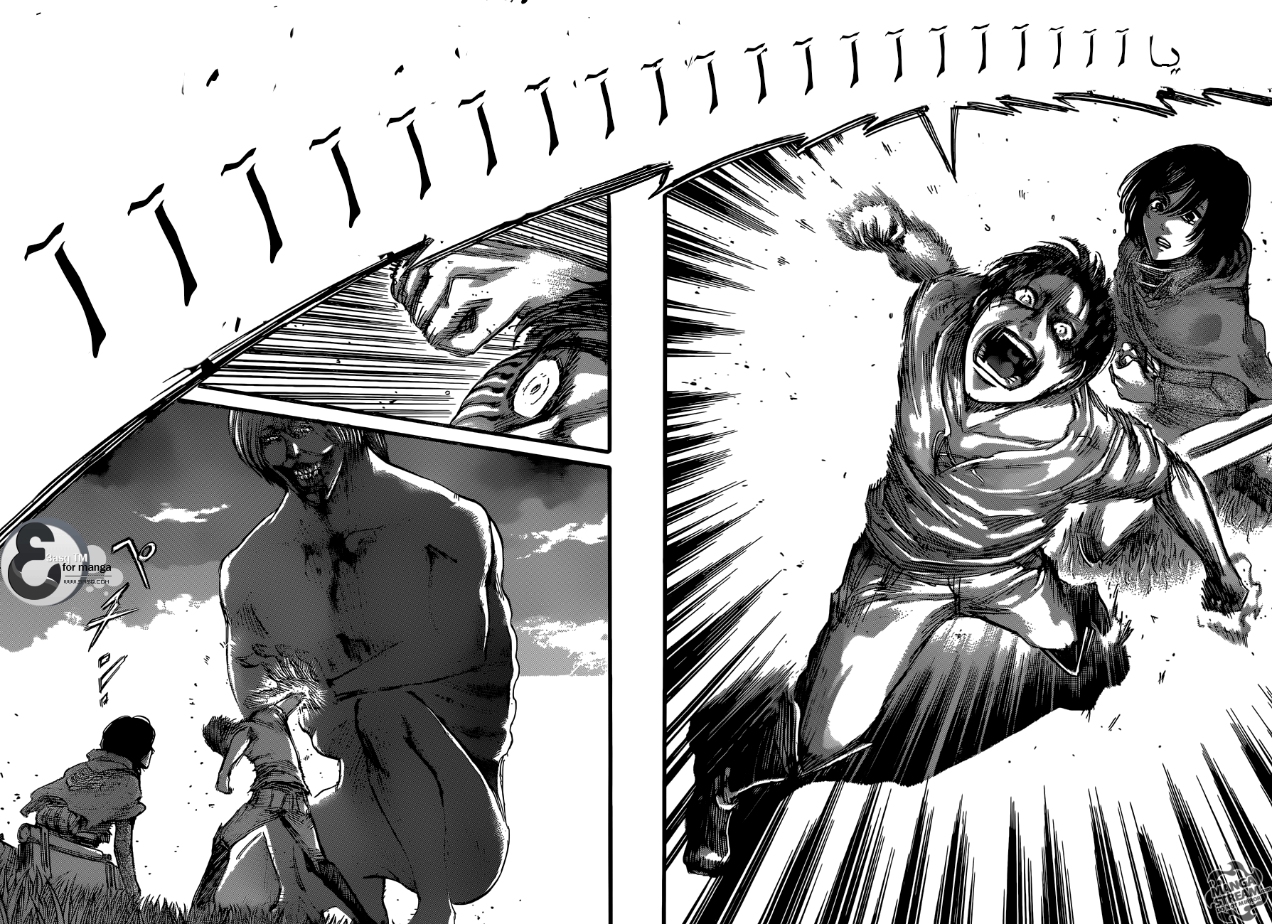 Aot Manga Panel Wallpaper / Multicolored attack on titans digital