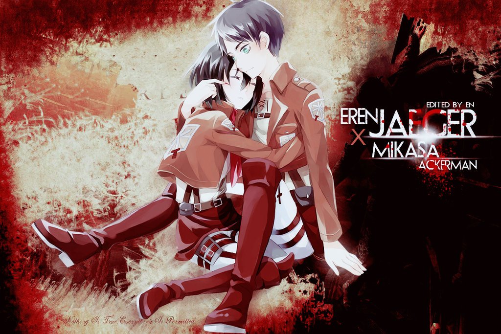 Mikasa Wallpaper 4k - Eren And Mikasa Wallpaper Hd , HD Wallpaper & Backgrounds