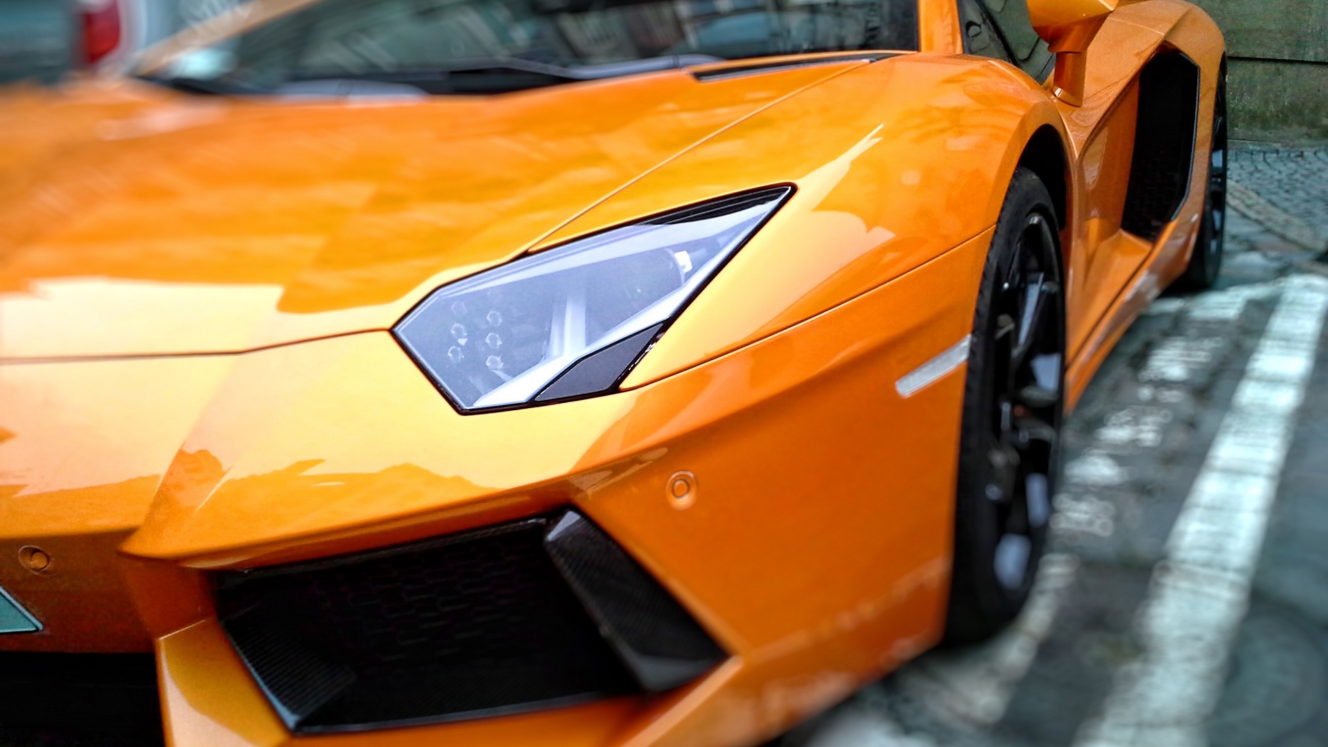 Wallpaper Lamborghini, Side View, Spotlight - Car Coating , HD Wallpaper & Backgrounds