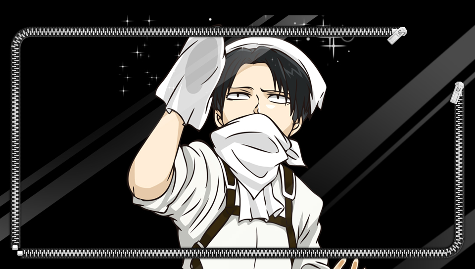 Shingeki No Kyojin Levi Cleaning Fourthwall Lockscreen - Lock Screen Wallpapers Anime , HD Wallpaper & Backgrounds