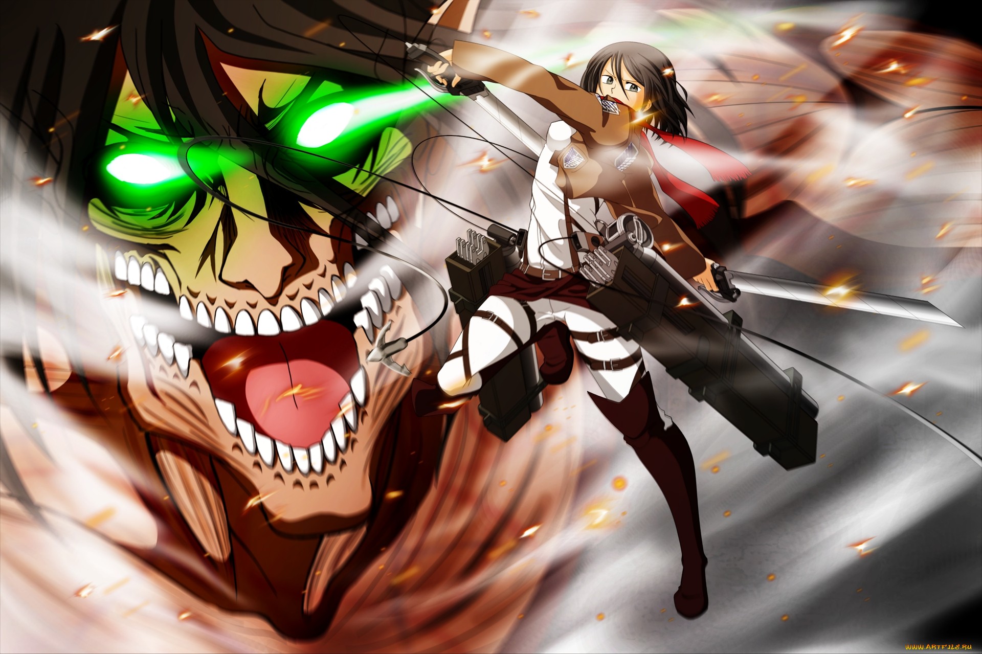 Levi, Eren Yeager, Attack On Titan, Fictional Character, - Аниме Обои Атака Титанов , HD Wallpaper & Backgrounds