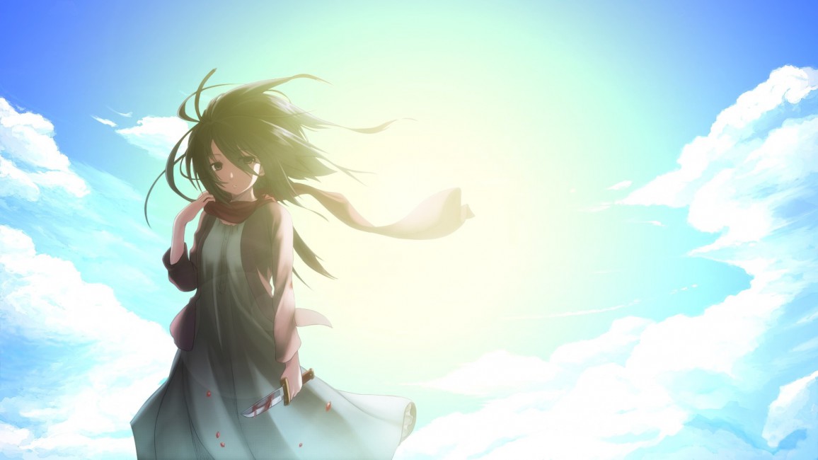 Shingeki No Kyojin Mikasa Ackerman Anime Girl Brunette - Mikasa Ackerman , HD Wallpaper & Backgrounds