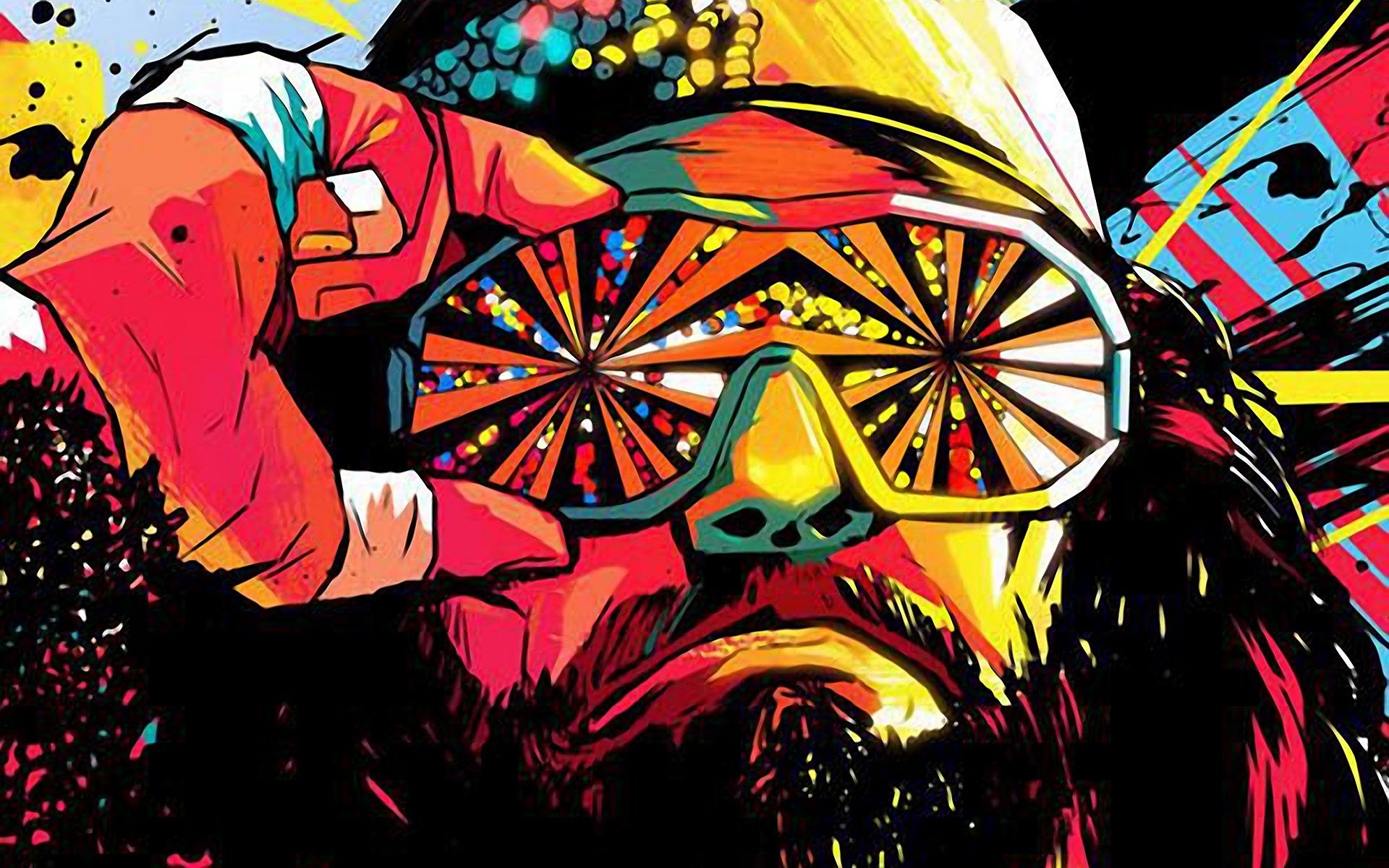 Beautiful Randy Savage - Macho Man Randy Savage Art , HD Wallpaper & Backgrounds