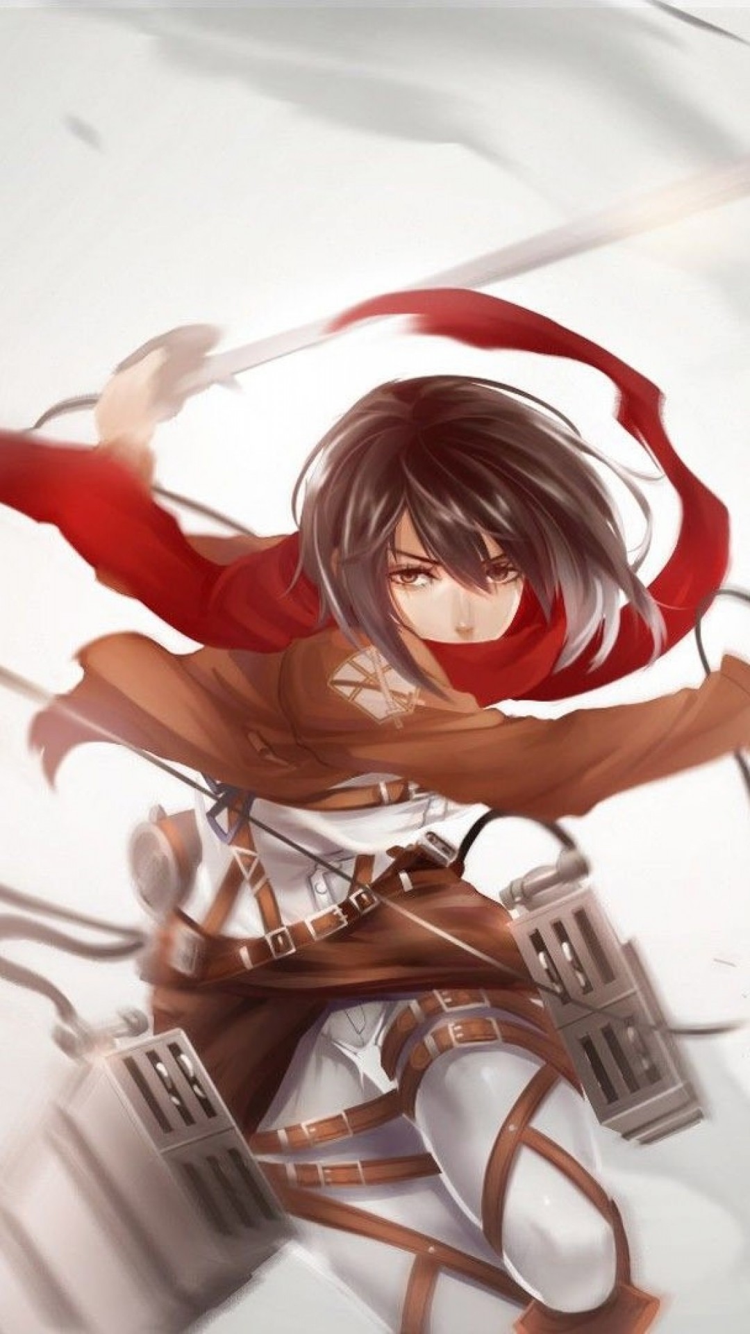 Levi - Mikasa Ackerman Wallpaper Iphone , HD Wallpaper & Backgrounds