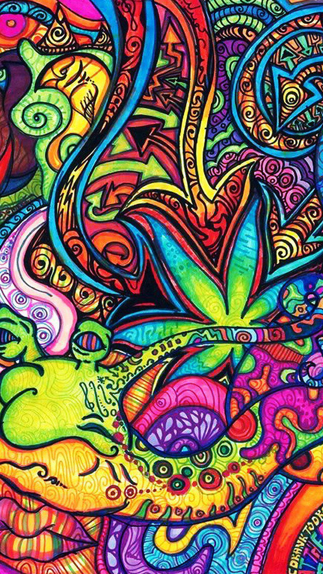 Wallpaper Iphone 5 Random Backgrounds Pinterest Wallpaper - Trippy Weed Wallpapers Iphone , HD Wallpaper & Backgrounds