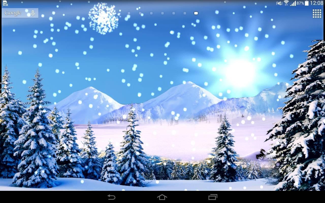 Snowfall Live Wallpaper Pc - Hd Picture Of Snow Fall , HD Wallpaper & Backgrounds