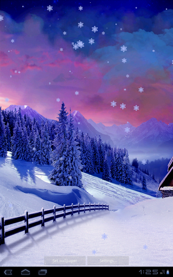 Snow Live Wallpaper - Snowfall Good Morning Snow , HD Wallpaper & Backgrounds