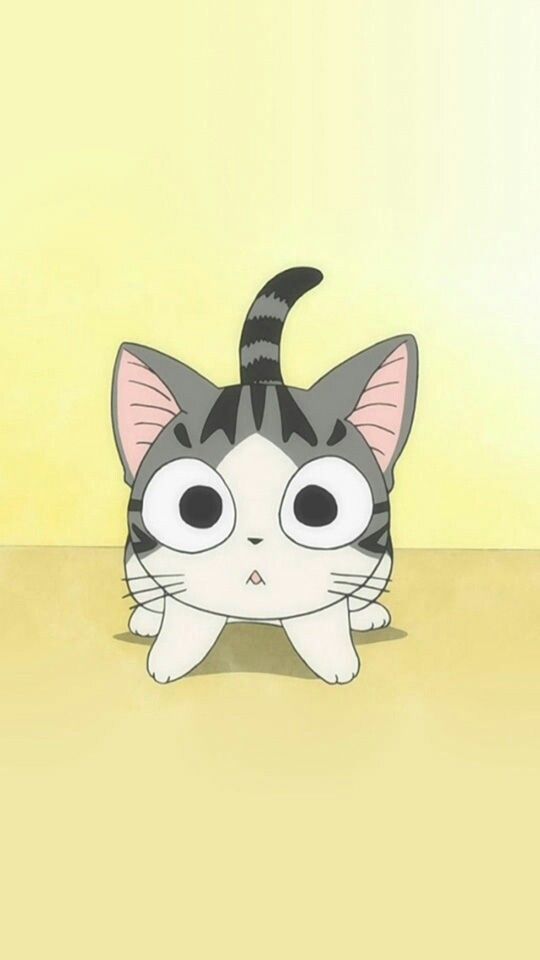 Art Anime, Anime Cat, Cute Cartoon Wallpapers, Cute - Cat Cute Wallpaper Cartoon , HD Wallpaper & Backgrounds