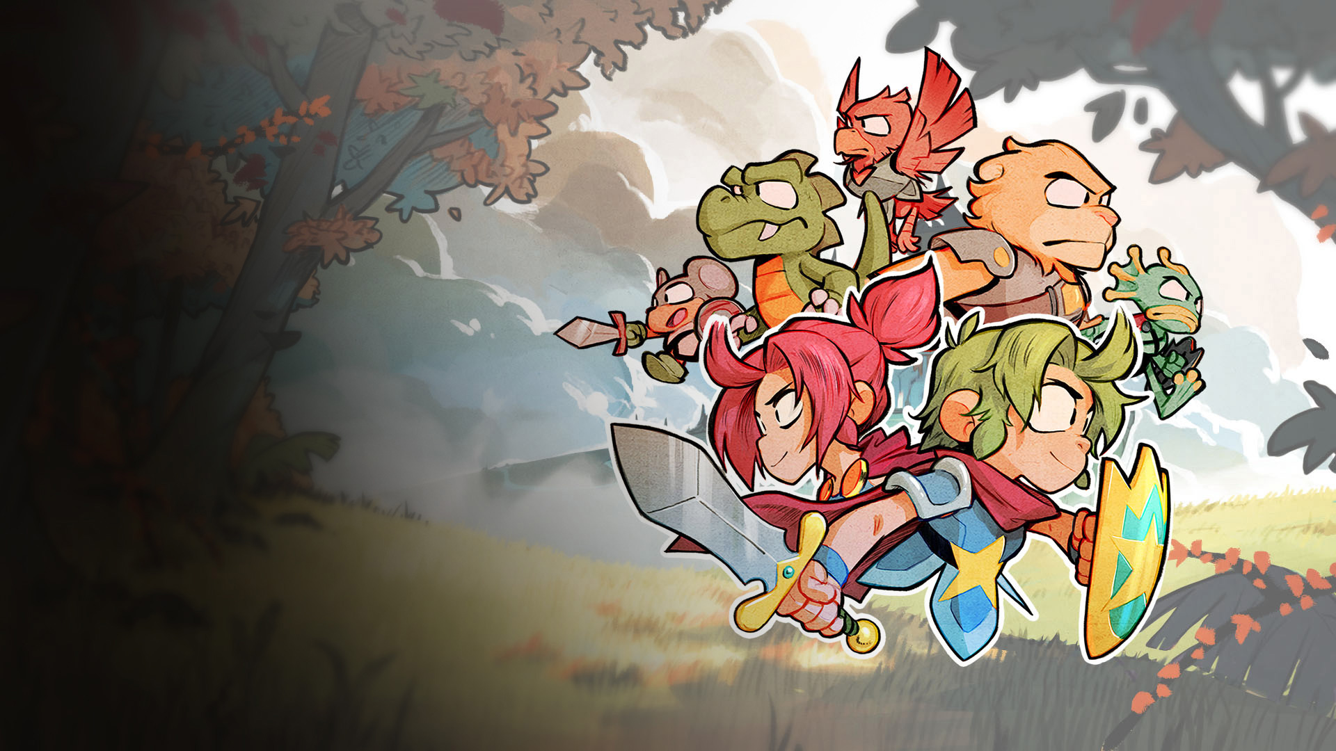 The Party From Wonder Boy - Wonder Boy The Dragon's Trap , HD Wallpaper & Backgrounds
