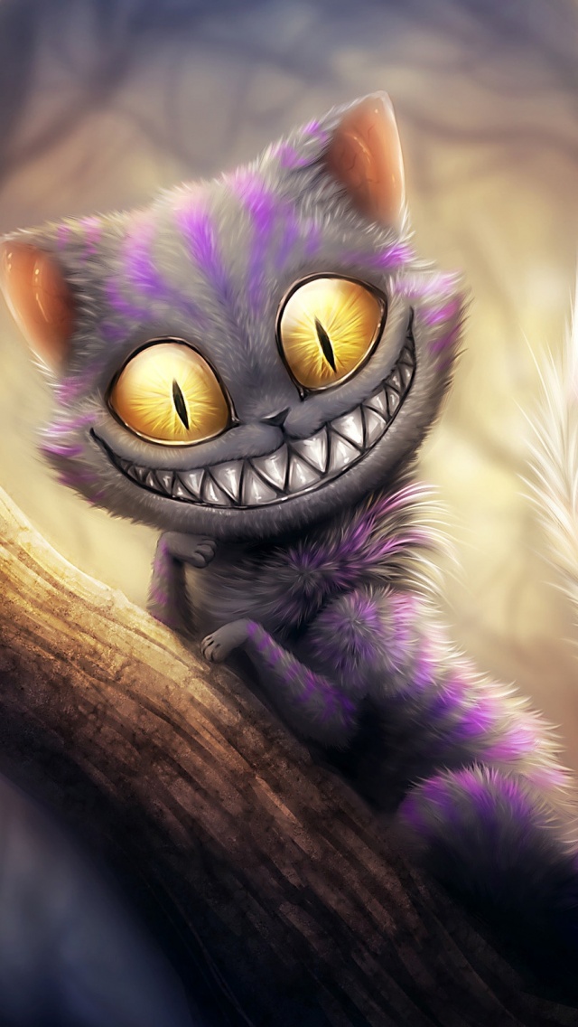 Cheshire Cat Wallpaper Phone , HD Wallpaper & Backgrounds