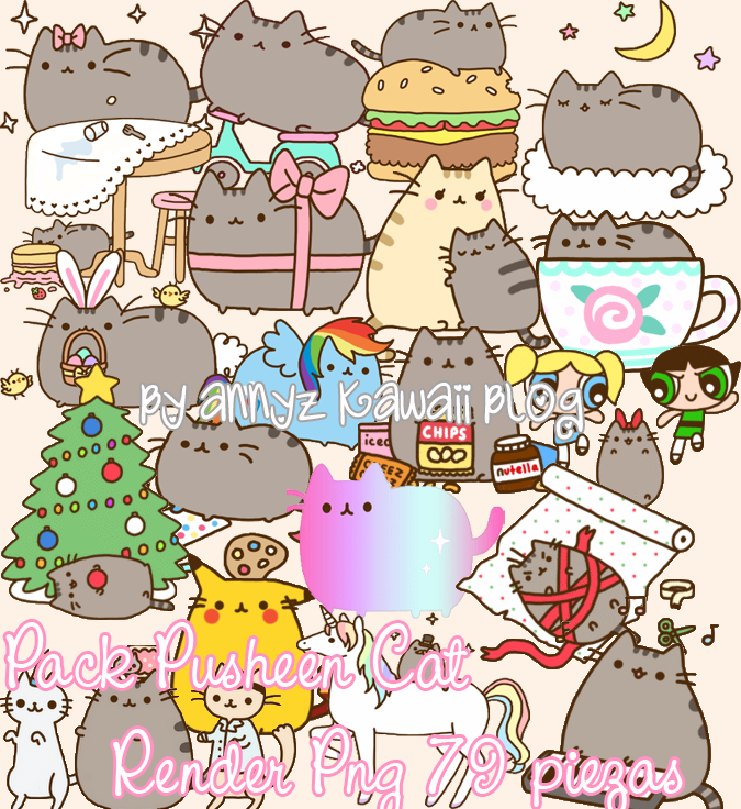 Pusheen Halloween Desktop Background - Different Types Of Pusheens , HD Wallpaper & Backgrounds