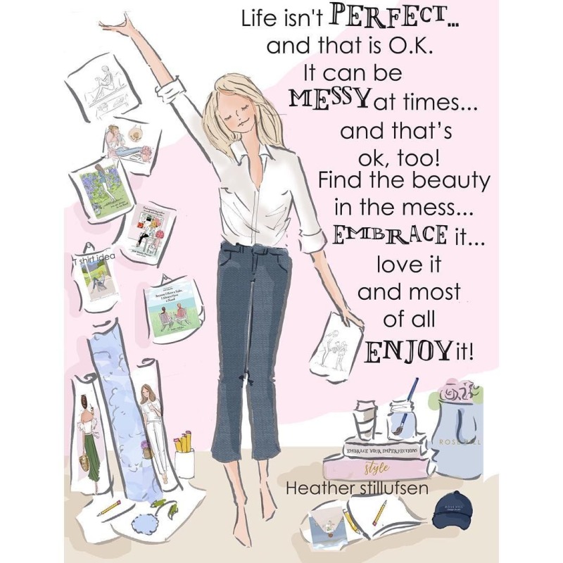 Heather Stillufsen Quotes Happy Shappy Jpeg Heather - Life Isn T Perfect And That's Ok , HD Wallpaper & Backgrounds