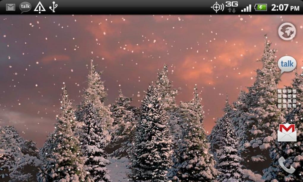 Snowfall Live Wallpaper - Live Hintergrundbilder Kostenlos Downloaden , HD Wallpaper & Backgrounds