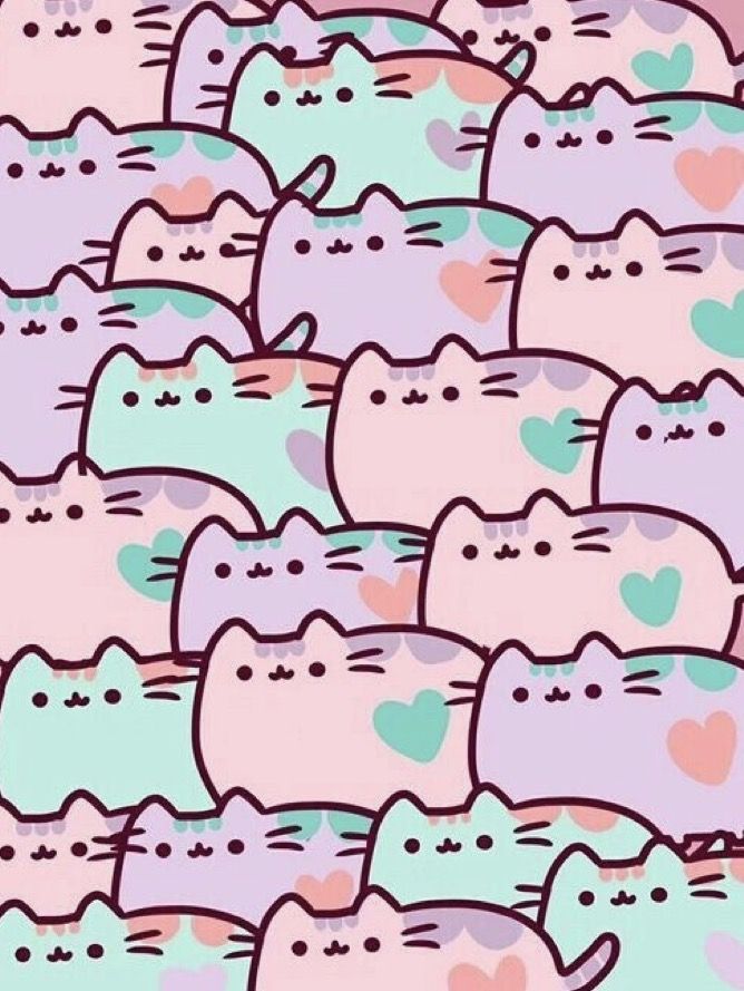 Follow @rosedoves For More Pusheen Wallpaper, Kawaii - Fondos De Pantalla Del Gatito Pushen , HD Wallpaper & Backgrounds