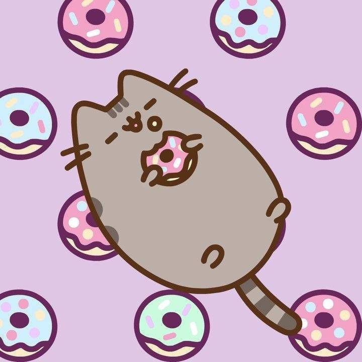 Cute Pastel Kawaii Pusheen Wallpaper