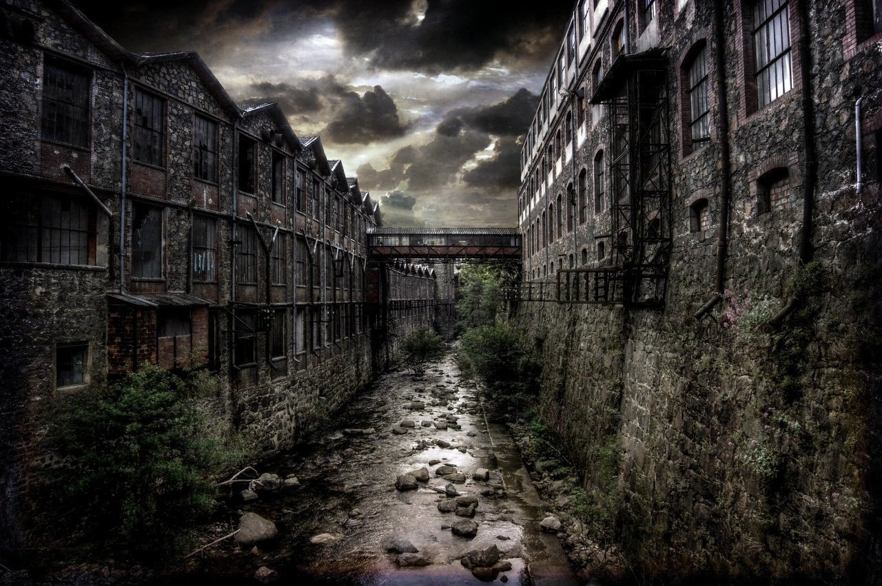 Hdr Wallpaper - Abandoned Place Wallpaper Iphone , HD Wallpaper & Backgrounds