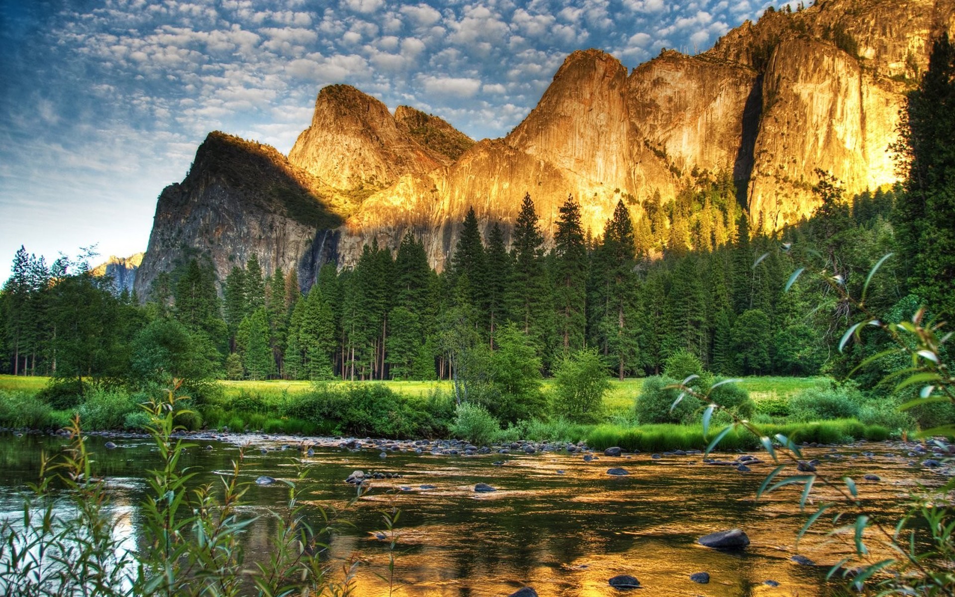 Perfect National Park Landscape Hdr Wallpaper - Yosemite National Park, Yosemite Valley , HD Wallpaper & Backgrounds