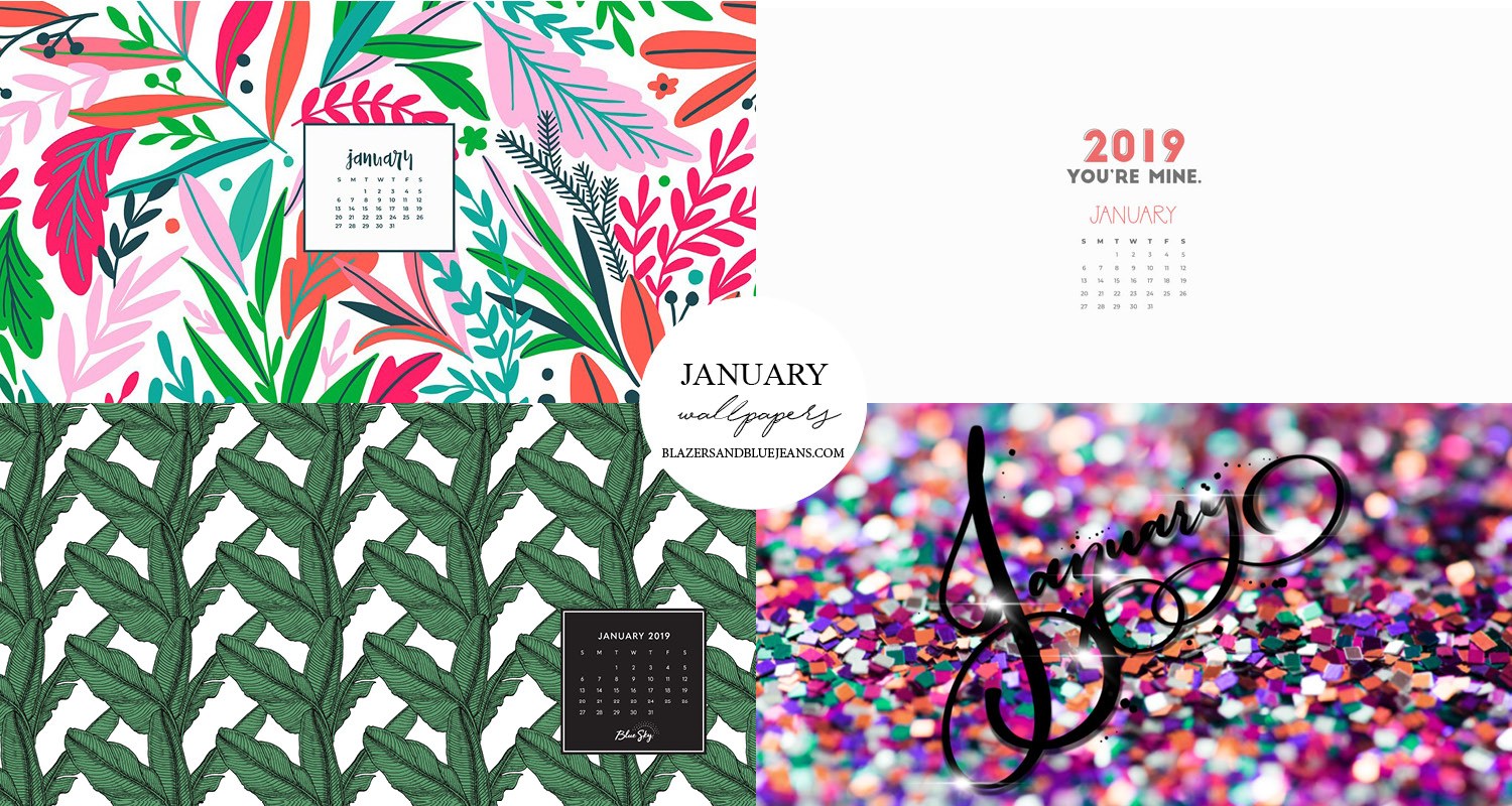 January 2019 Calendar Wallpapers - Desktop Wallpaper January 2019 , HD Wallpaper & Backgrounds
