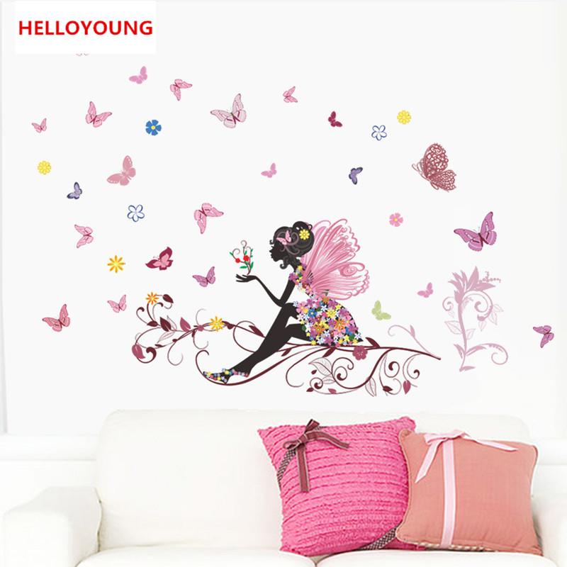 Girls Butterfly Decal , HD Wallpaper & Backgrounds