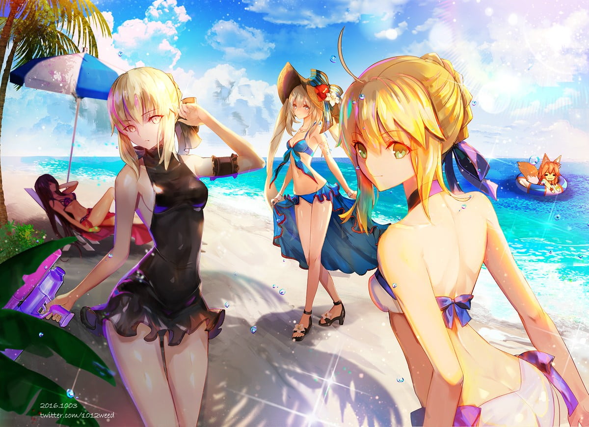 Fate Stay Night Saber Wallpaper - Fate Grand Order Summer , HD Wallpaper & Backgrounds
