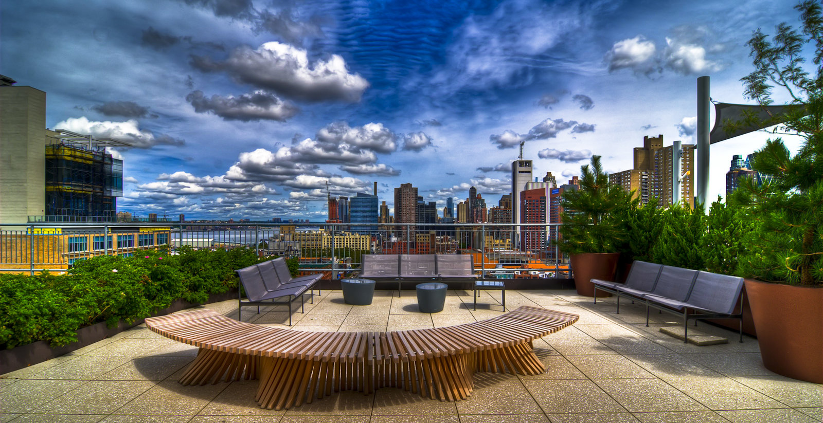 Hdr Wallpaper - Lounge Rooftop , HD Wallpaper & Backgrounds