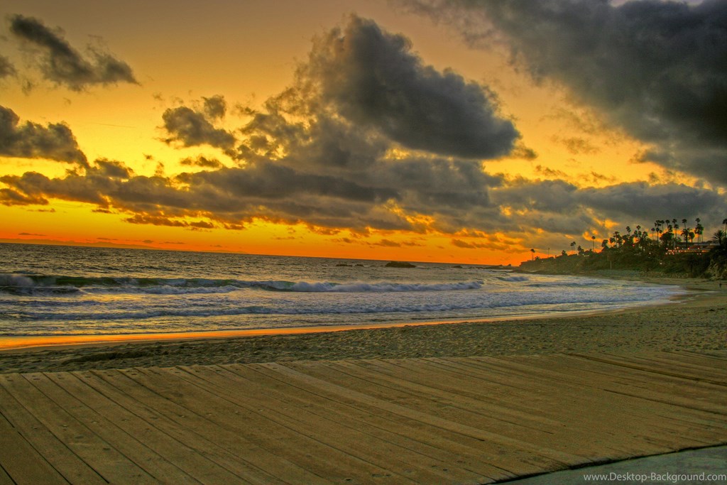Beach Sunset High Resolution , HD Wallpaper & Backgrounds