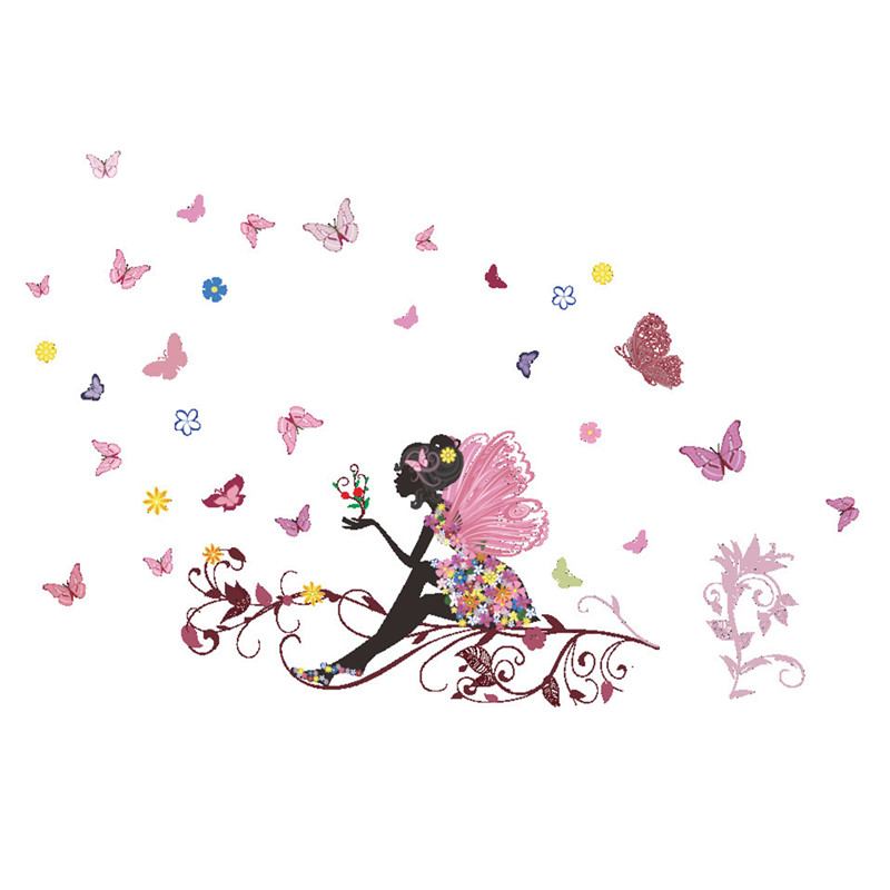 Flower Fairy Butterfly Girls , HD Wallpaper & Backgrounds